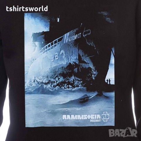 Нов мъжки суичър с дигитален печат на музикалната група Рамщайн, Rammstein, Rosenrot , снимка 3 - Суичъри - 31639506