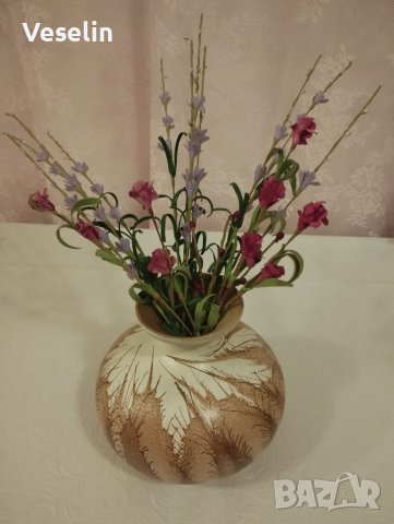 Керамична ваза , снимка 1 - Декорация за дома - 38350746
