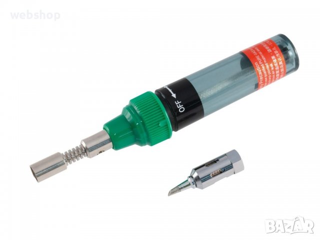 Качествен Газов поялник PROSKIT , регулируем с накрайник, 6ml, снимка 2 - Поялници и запояване - 38769611