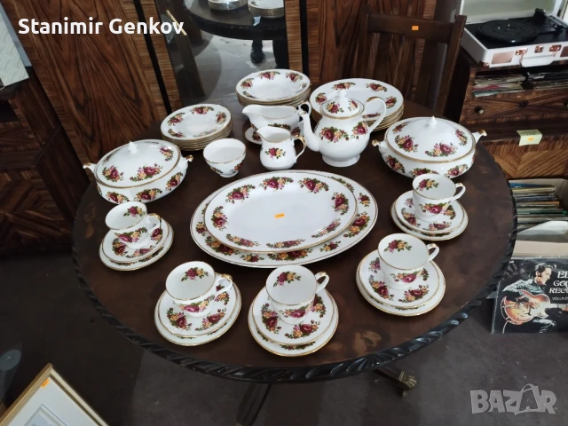 Порцеланов сервиз за хранене,чай, снимка 1