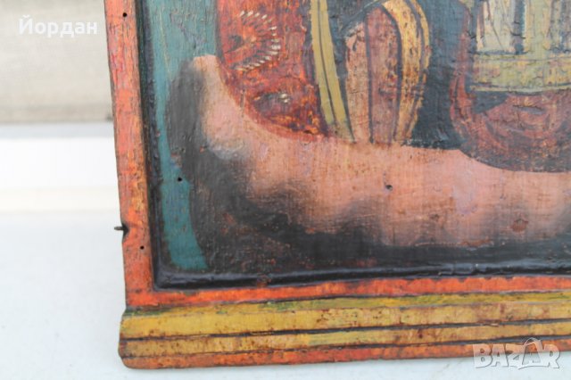 Централна част от тревненска икона, снимка 6 - Антикварни и старинни предмети - 39032059