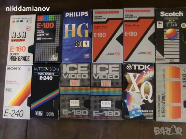 Продавам маркови VHS касети запазени, снимка 6 - Плейъри, домашно кино, прожектори - 49376751