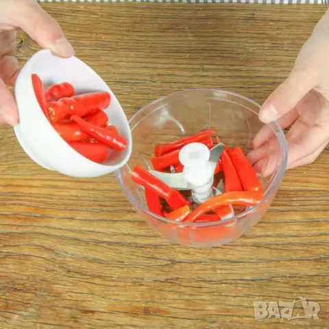 Speedy Chopper - Ръчен кухненски чопър , снимка 14 - Чопъри и пасатори - 48806170