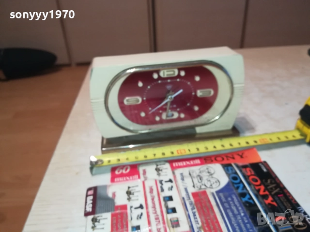 МЕХАНИЧЕН БУДИЛНИК ОТ СОЦА 2510252102, снимка 4 - Антикварни и старинни предмети - 52180602