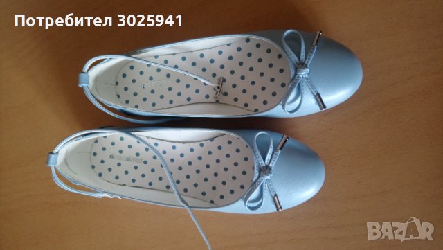 Детски сини обувки/балерини с каишка GRACELAND, снимка 2 - Детски обувки - 37967898