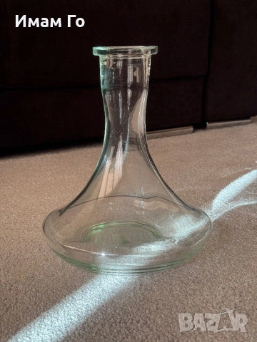 hookahTree Traditional стъклена ваза за наргиле ~43 мм гърловина – аксесоар за shisha / hookah, снимка 3 - Наргилета - 52439982