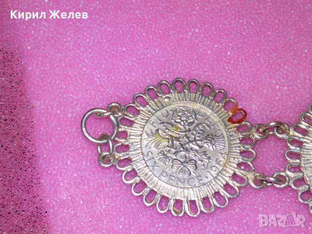 СРЕБЪРНА ГРИВНА ВИСОКА ПРОБА СРЕБРО с МОНЕТИ на КРАЛИЦА ЕЛИЗАБЕТ II - Монетите НЕ са СРЕБЪРНИ 43271, снимка 11 - Антикварни и старинни предмети - 44393952