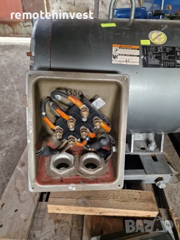 Електромотор / Ел. Мотор 90 kW - 1480 об/мин, снимка 4 - Електродвигатели - 51345196