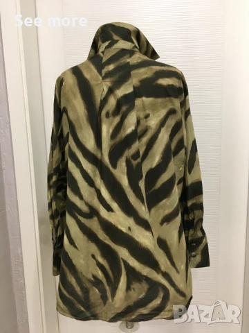 Massimo Dutti риза зебра 38, снимка 5 - Ризи - 53935152