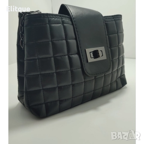 Дамска ватирана чанта. Размери: Ширина: 24 см-Височина: 16 см-Ширина: 9 см, снимка 3 - Чанти - 52896228