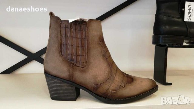 Дамски каубойски боти - ЛИКВИДАЦИЯ!, снимка 5 - Дамски боти - 30184410