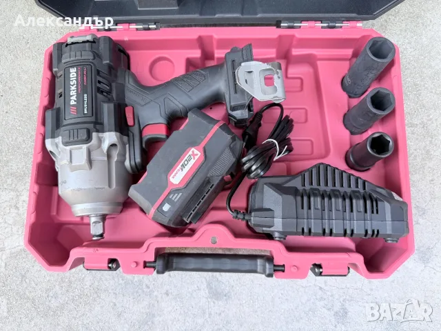 PARKSIDE Performance 20V ударен гайковерт 1898 Nm – батерия, зарядно, куфар