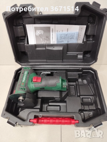 Акумулаторен ъглошлайф Парксайд 