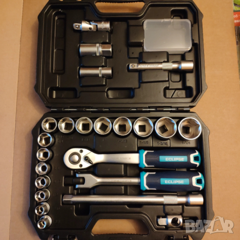 ECLIPSE  гидория гедоре 1/2 drive 24части качествени вложки камъни комплект
