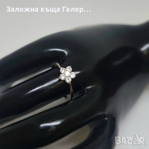 Нов сребърен пръстен с фианити – 925 проба - 1,50 гр, снимка 7 - Пръстени - 54214658