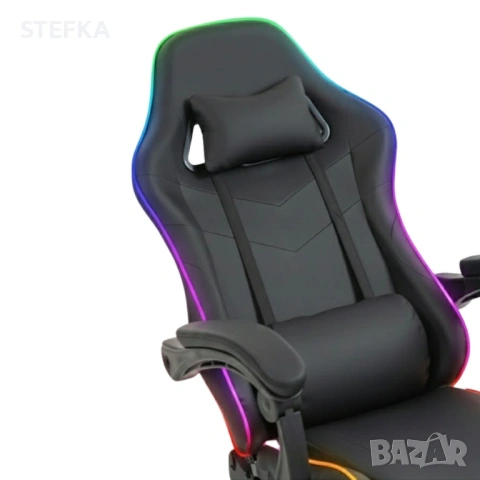 Геймърски стол LED, снимка 5 - Геймърски - 53886777