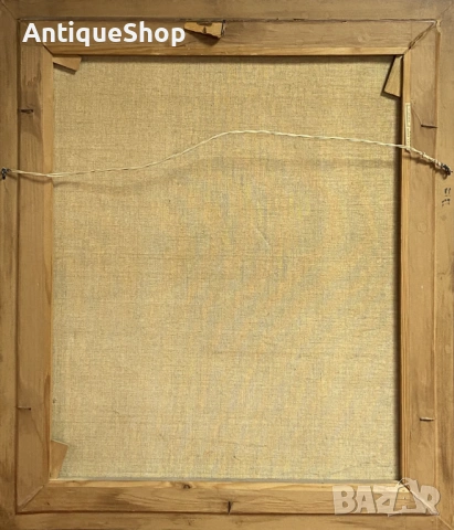 Картина. Зимен пейзаж. Масло върху канава. , снимка 4 - Картини - 54086643