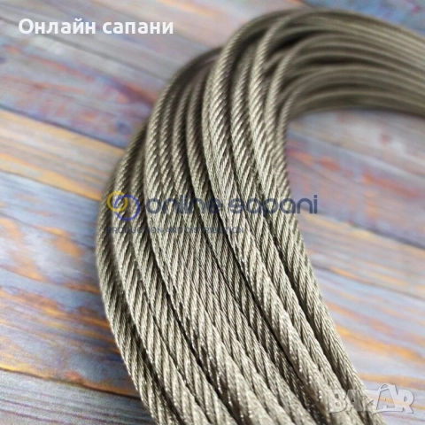 Неръждаеми стоманени въжета 3мм 4мм 5мм 6мм 7мм 8мм, снимка 5 - Други машини и части - 25861192