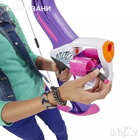 Лък с автоматично зареждане Hasbro Nerf Rebelle +10 стрели в комплекта B7455, снимка 3 - Други - 38000328