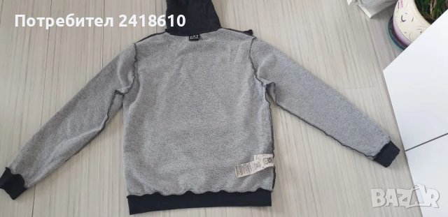 Emporio Armani EA7 Hoodie  Mens Size M ОРИГИНАЛ! Мъжки Суичер!, снимка 10 - Суичъри - 48214133