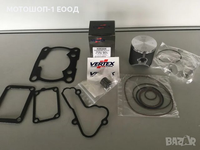 Wossner Vertex бутало биела гарнитури Husqvarna SM125 CR125 WR125, снимка 7 - Части - 39500512