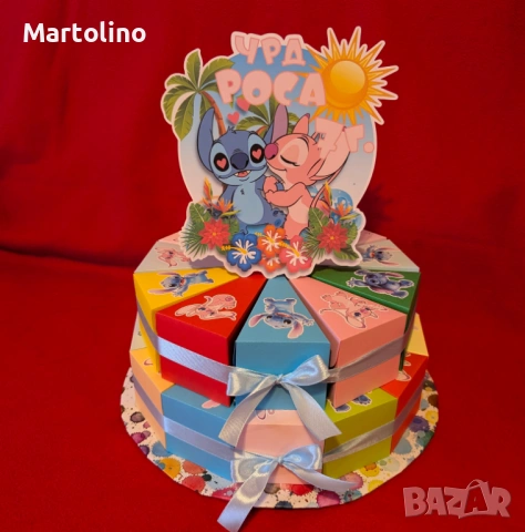 Картонена торта Блуи и Бинго, снимка 18 - Други - 53962326