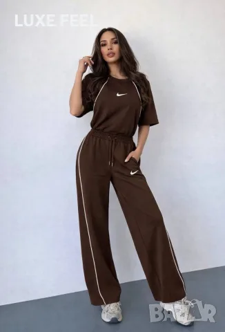 Nike 🤎Дамски Кафяв Комплект 🤎