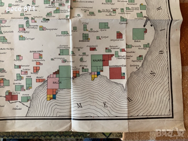 Етнографска карта на Добруджа Стоян Романски 1915 г., снимка 6 - Други - 52957143