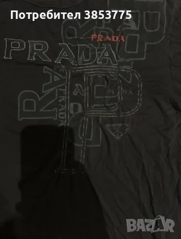 Vintage Тениска Prada, снимка 4 - Тениски - 56335668