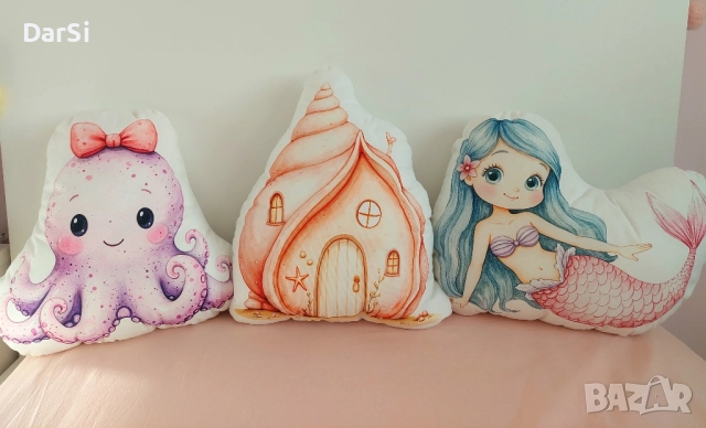 Детски възглавници за гушкане и игра, снимка 9 - Спално бельо и завивки - 52320504