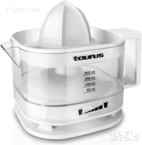 Компактна сокоизтисквачка Taurus TC-350, 25W, с двупосочно въртене и кана., снимка 2 - Сокоизстисквачки и цитрус преси - 51550092