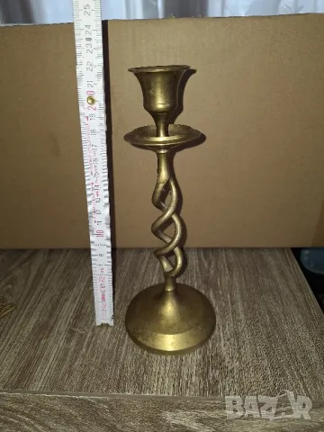 месингови декорации свещници поставки чинии, снимка 5 - Декорация за дома - 49739537