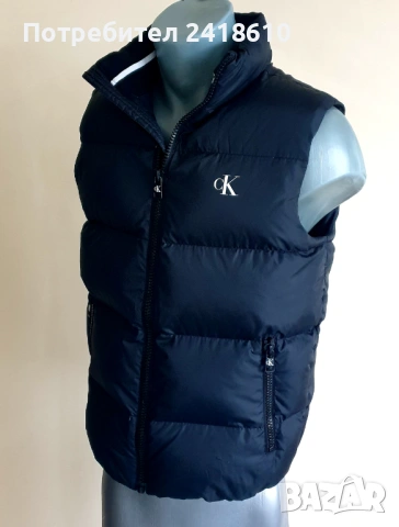 Calvin Klein Down Vest Mens Size S  ОРИГИНАЛ Мъжки Пухен Елек!, снимка 16 - Якета - 53203946