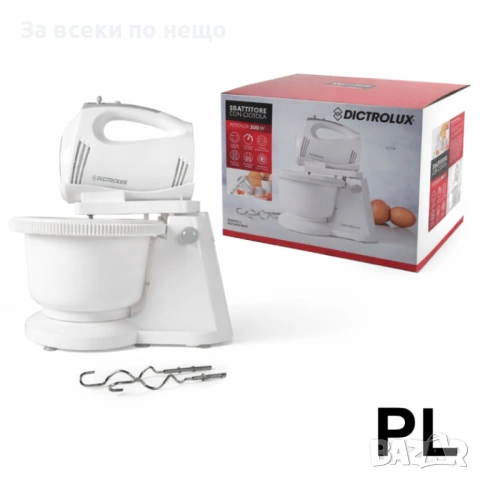 Миксер Dictrolux 300W с купа и тави Voltz Код P1946, снимка 5 - Миксери - 53882240