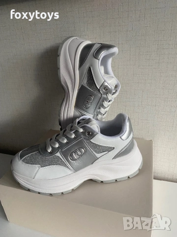 Сникърси Liu Jo Eva 02, бели - 39 номер, с дефект