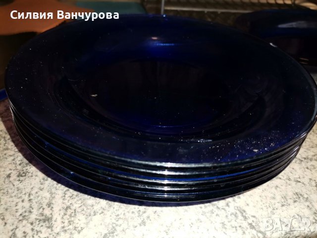 Уникален син комплект за хранене , снимка 6 - Сервизи - 40167598