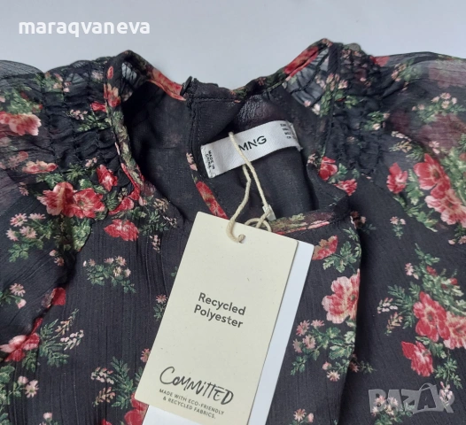 Нова бохо Рокля Mango размер XS с етикет, снимка 2 - Рокли - 53238352