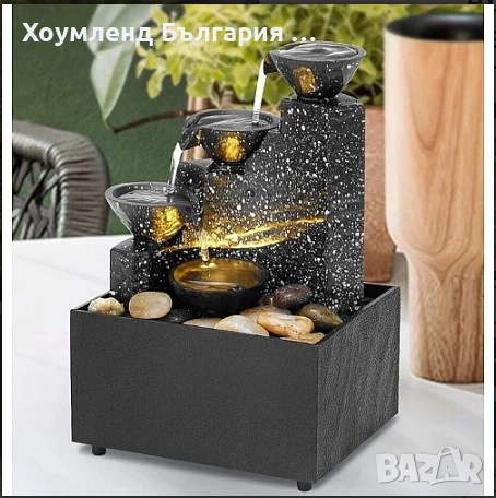 Красив артезиански декоративен фонтан 3в1