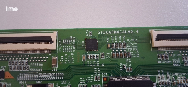 TCON Board S120APM4C4LV0.4., снимка 3 - Части и Платки - 52805207