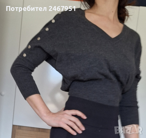 блуза KAREN MILEN, снимка 3 - Блузи с дълъг ръкав и пуловери - 44604863