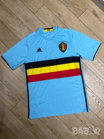 Оригинална мъжка тениска Adidas x Belgium 2016/17 | M - L , снимка 1 - Тениски - 49254304