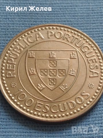 Монета 100 ескудор 1987г. Португалия КОРАБИ GIL EANES CABO BOJADOR 34328