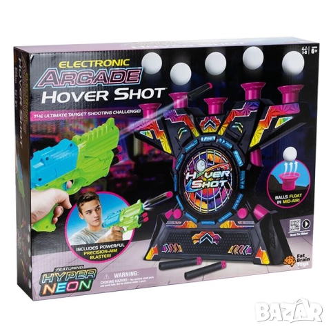 Игра с пистолети и плаващи мишени