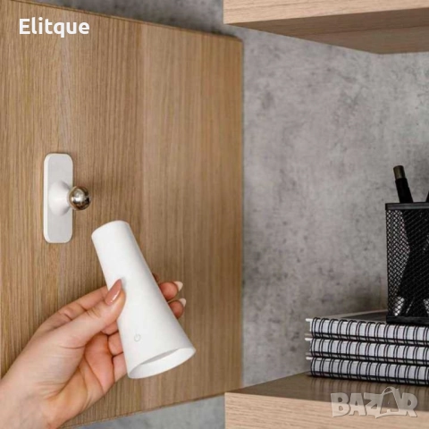 LED магнитна лампа Flexy, 3v1, 3W, 4000К, Бяла, черна, снимка 3 - Други - 52853740