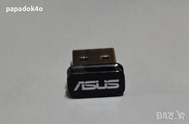 Asus usb n10 nano wifi адаптер, снимка 2 - Мрежови адаптери - 52668149