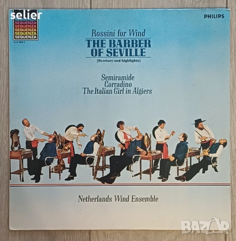 Rossini - Netherlands Wind Ensemble ‎– Rossini For Wind 'The Barber Of Seville' (Overture And Highli