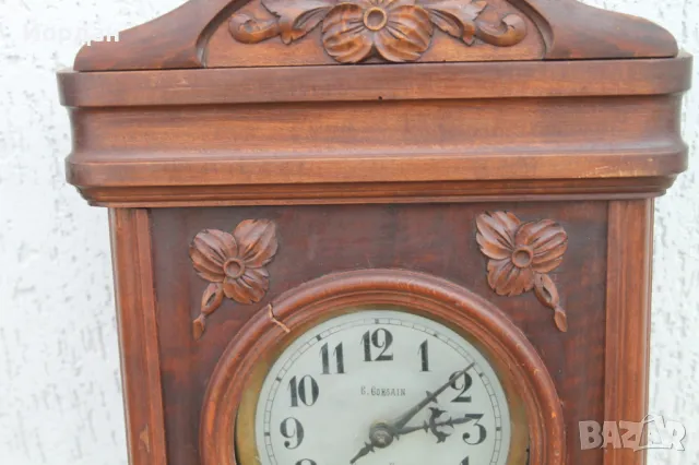 Стенен часовник ''B.Goksain'', снимка 3 - Антикварни и старинни предмети - 49713567