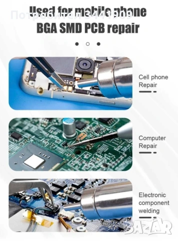 Поялник - станция, снимка 8 - Друга електроника - 53013548