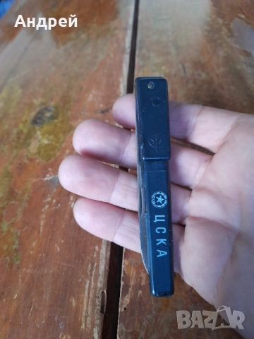 Стар джобен нож,ножче,ножка ЦСКА, снимка 2 - Други ценни предмети - 52283758