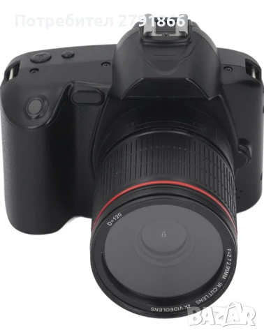 Ретро цифров фотоапарат за фотография, 4K 64MP Wifi IR SLRпредна и задна камера, нощно виждане, снимка 2 - Фотоапарати - 50618195